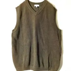 BEAUTY&YOUTH　UNITEDARROWS Vネックベスト Mオリーブ