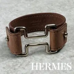 HERMES エルメス ブレスレット 本革 バングル 金具 箱付 - メルカリ