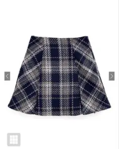 インパン裏地付ツイードミニスカート tu1429 GRL