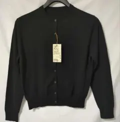 新品未使用タグ付 UVカットクルーネックカーディガン M 黒