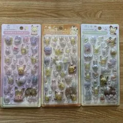 ポケモン 3Dステッカー 3パックセット