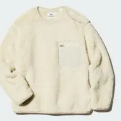 エンジニアドガーメンツ　フリースプルオーバーオフホワイト160