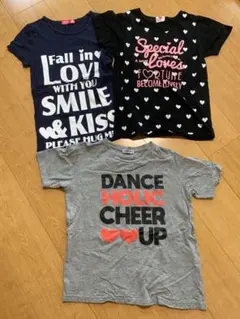 子供服 ジュニア服 女の子 半袖Tシャツ 160cm 3着まとめ売り