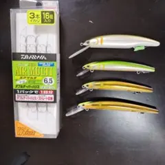 アユイング 94SF 115SF ルアー4本セット いかり針セットのサムネイル
