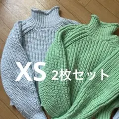 H&M チャンキーニット 2枚セット