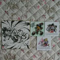 一番くじドラゴンボール色紙4枚セット