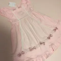 Mikihouse ピンク ワンピース 子供用結婚式のお呼ばれ用 新品未使用品
