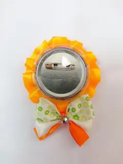 1点限り モダン レトロ 痛ロゼット ロゼット オタ活 推し活 オレンジ