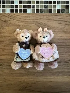 ダッフィー シェリーメイ ぬいぐるみバッジ セット
