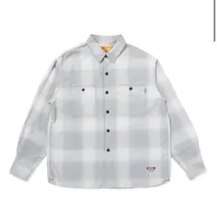 新品未使用　CHALLENGER L/S SHADOW CHECK SHIRT