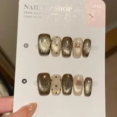 ゴールドグラデーションネイルチップセット