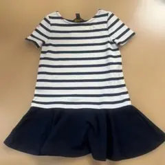 POLO RALPH LAUREN ストライプ ワンピース 4 胸元シミあり