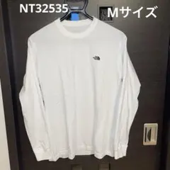 ノースフェイス　NT32535 Tシャツ　長袖　ホワイト　白