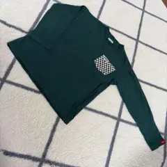 EDWIN 長袖カットソー ダークグリーン