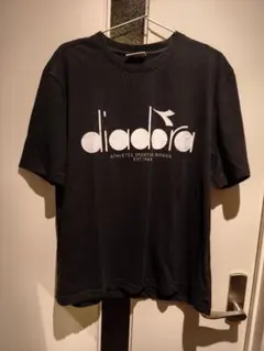 diadora Tシャツ ブラック ロゴプリントのサムネイル