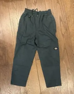 Dickies ワークパンツ ダークグリーン ダブルニーシェフパンツのサムネイル