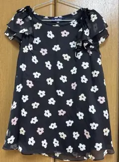 りん様専用　M'S GRACY 花柄 半袖チュニック 40サイズのサムネイル