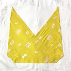 ハンドメイド ミナペルホネン あずま袋 てぬぐい 黄色のサムネイル