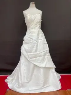 特別セール T-401-386中古ウエディングドレス⭐︎ホワイト☆マーメイド