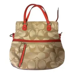 COACH Y2K シグネチャー ポピー 2WAYショルダーバッグ