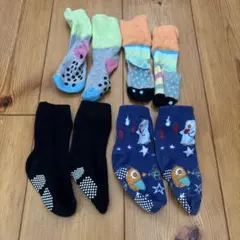 ベビー　靴下　滑り止め付き　4足セット　11センチ前後