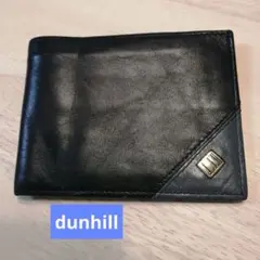 dunhill 二つ折り財布 ブルー×グレー