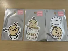 ちいかわ　スマホに貼れるサイズのステッカー　うさぎ　ウラヤハボウズ　カップ麺