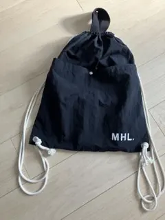 マーガレットハウエル　MHL ナップザック　バッグパック　黒　リュック