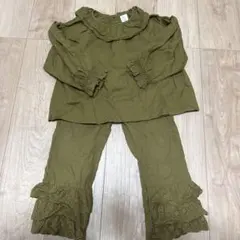 ソフトチーズ　セットアップ　しまむら　mico rrid 110cm
