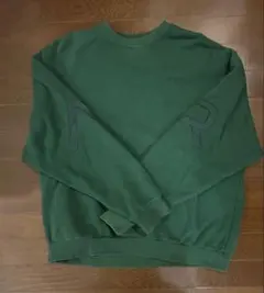 RVCA 緑色 クルーネック トレーナー