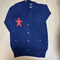 ネイビー カーディガン