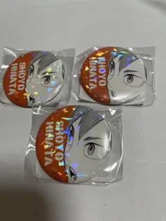 ハイキュー!! 缶バッジ 3個セット 10日向翔陽