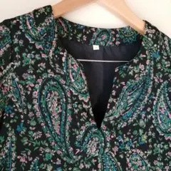花柄　ペイズリー　ワンピース　チュニック