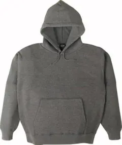 CROSS STITCH クロスステッチ プルパーカー 無地 チャコール XXL