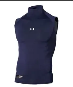 ⚫︎トップス UAヒートギアアーマー コンプレッション スリーブレス モック