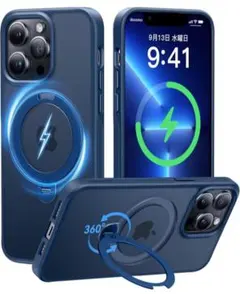 CASEKOO iPhone 14 pro Max ケース ブルー