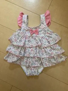 バースデイ⭐︎conocoコノコ⭐︎フラワープリント ベビー水着 80 女の子 花柄