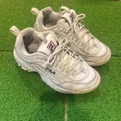 FILA 厚底スニーカー ホワイト　24.5cm
