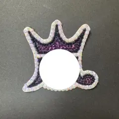 【現品】うちわデコ　嵐　紫