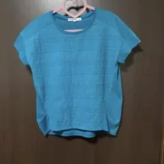 Cute Blonde レディース 半袖カットソー ブルーＭのサムネイル