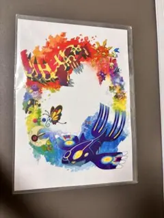 ポケモンORAS クリアファイル　グラードン/カイオーガ