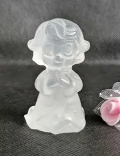 訳あり価格★　水晶　天使ちゃん♡レア✨️羽なし♡　エンジェル　天然石　置物のサムネイル