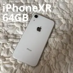 [ジャンク] iPhoneXR 白 64GB ⚠︎動作不良、バックライト劣化有り