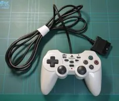 ps2 コントローラー ホワイト 動作品　フジワーク アナログ連射パッド 極