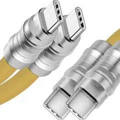 WLGQ USB-C to USB-C 急速充電ケーブル 1.0ｍ 2本セット