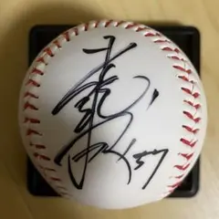直筆サイン入りボール 大野雄大 他1名 - メルカリ