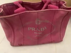 PRADA ピンク トートバッグ