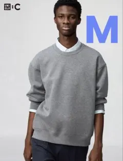 UNIQLO:C ユニクロ　オーバーサイズスウェットシャツ グレー　新品