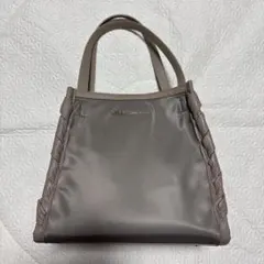 ジルバイジルスチュアート トートバッグ ナイロン ベージュ 拡張付き