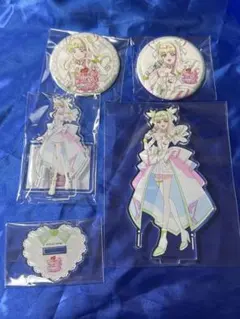 缶バッジ　アクスタ　キュアズキューン　映画キミプリ予約特典